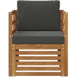  Set vanjskih sofa Čvrsto drvo akacije i poliester | shoptok.hr
