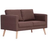  2-dijelni set sofa od tkanine smeđi | Eponuda.com