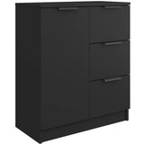Maison Chic Komoda - Predalnik črna 60x30x70 cm inženirski les, (21715809) Cene