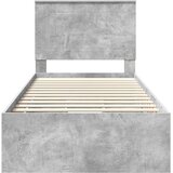  Krevetna konstrukcija s ladicama Betonski sivi 75 x 190 cm | Eponuda.com