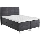 CARRYHOME POSTELJA Z VZMETNICO 140 cm x 200 cm , tekstil antracit | Shoptok.si