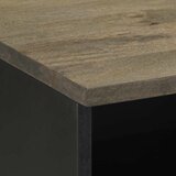  TV ormarić crni 70 x 33 x 46 cm od masivnog drva manga Crna | shoptok.hr