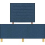  Krevetna konstrukcija s uzglavljem Plava 120 x 190 cm tkanina | shoptok.hr