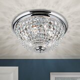 Orion DLU 1840/47 - Kristalni plafon 6xE27/40W/230V prečnik 47 cm hrom | Eponuda.com