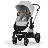 Cybex Gold® otroški voziček 3v1 eos™ lux lava grey (silver frame) + aton™ b2 steel grey | Shoptok.si