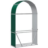  Držač za cjepanice zeleni 120x45x210 cm od pocinčanog čelika | Eponuda.ba