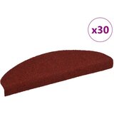  Prostirke za stepenice, samoljepljive, 30 kom, 65x21x4 cm, bordo crvene, poluokrugle, velike | shoptok.hr
