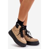 EVENTO Women's insulated ankle boots on platform brown deer | Eponuda.ba