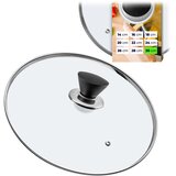 KADAX Stekleni pokrov 30 cm Univerzalni toplotno odporni pokrov za lonce in ponev, (5000355941) | Shoptok.si
