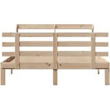  Okvir kreveta s uzglavljem 140 x 190 cm od masivne borovine | Eponuda.ba