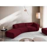 Makamii Bordo baršunasti ležaljka (s lijevim kutom) Ekahi – | shoptok.hr