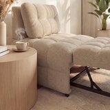 Bessagi Home Fotelj Z Ležiščem Liara, Bež | Shoptok.si