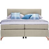 Esposa postelja boxspring 180 cm x 200 cm , tekstil bež | Shoptok.si