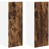  Zidni kuhinjski ormarić 2 pcs Dimljeni hrast 30 x 31 x 80 cm | shoptok.hr