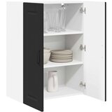 vidaXL Stenska kuhinjska omarica Črna 60 x 31 x 80 cm Konstruiran les | Shoptok.si