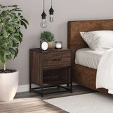 vidaXL Nočna omarica rjavi hrast 40x31x50 cm inženirski les | Shoptok.si