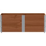  Okviri za palete 3 kom smeđi 150x50 cm od masivne borovine | Eponuda.com