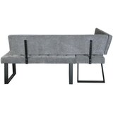 MID.YOU KOTNA KLOP, kovina, tekstil svetlo siva | Shoptok.si