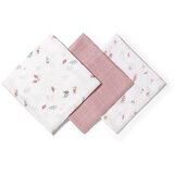BabyOno Tetra plenice Muslin Cveče, roza | Shoptok.si