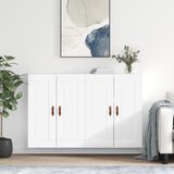 vidaXL Zidni ormarići 2 kom bijeli od konstruiranog drva | shoptok.hr