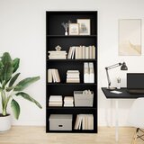 Maison Chic Knjižna omara - Knjižni regal črna 80x30x189 cm inženirski les, (21723249) Cene