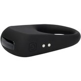 Shots Loveline - punjivi, vibrirajući prsten za penis (crni) | shoptok.hr