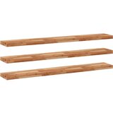  Plutajuće police 3kom s uljnim premazom 160x20x4cm drvo bagrema | shoptok.hr