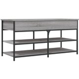 Maison Chic Klop za čevlje - Sedež za čevlje siva sonoma 100x42,5x50 cm inženirski les, (21776593) Cene
