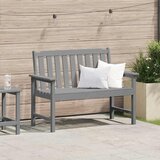  Vrtna klupa Svijetlo siva 120 x 59 x 88 cm HDPE | Eponuda.com