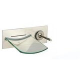 EYN Ekstravagantna kopalniška armatura za umivalnik iz kaljenega stekla in kroma | Pipa 0359 — Črna | Shoptok.si