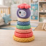  Senzorna igračka piramida s raznim uzorcima sa 8 slagalica | Shoptok.si