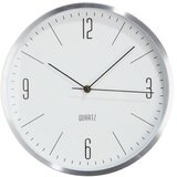  Zidni sat Halvor fi 30cm srebrna ( 4912251 ) Cene