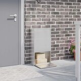  Sandučić za pakete Srebrno 44 x 22 x 82 cm Nehrđajući čelik | shoptok.hr