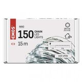 Emos LED božična nano veriga zelena, 15 m, zunanja in notranja, hladna bela, časovnik D3AC05 | Shoptok.si