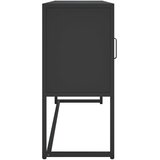  Komoda crna 105 x 35 x 75 cm čelična | shoptok.hr