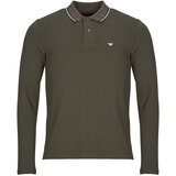 Emporio Armani Polo majice dolgi rokavi POLO SHIRT Kaki Cene