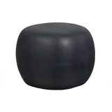 Antracitno sivi okrugli stolić za kavu ø 50 cm Pebble –