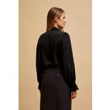 Marisse Black Shirt With Decorative Collar | Shoptok.si