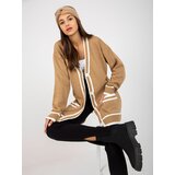 RUE PARIS Sweater-LC-SW-0333.06X-dark beige | Shoptok.si
