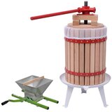  2-dijelni set preše i drobilice za voće i vino - drobilica 18 l + 7 l | shoptok.hr