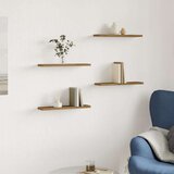 vidaXL Stenske police 4 kosi artisan hrast 40x10x1,5 cm inženirski les | Shoptok.si
