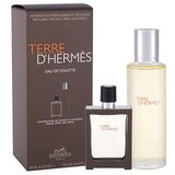 Hermes Terre d´Hermès darilni set toaletna voda 30 ml + toaletna voda za polnjenje 125 ml za moške Cene