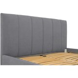 Scandic Siva oblazinjena zakonska postelja s prostorom za shranjevanje z letvenim dnom 180x200 cm Zee – | Shoptok.si