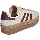 Adidas Niske tenisice 'Gazelle Bold' bež / zlatna / patlidžan | shoptok.hr