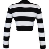 Trendyol Pulover črna / bela | Shoptok.si