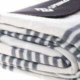  Deka za piknik od flisa s izoliranim dnom 200 x 200 cm, plavo-bijela karirana | shoptok.hr