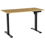 Mömax dvižna pisalna miza emil 2, barva hrasta, 120x60 | Shoptok.si