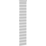 vidaXL zebra senčilo svetlo sivo 45x230 cm tkanina širina 40,9 cm | Shoptok.si