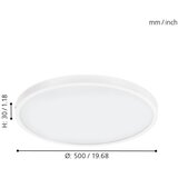 Eglo Fueva 1 nadgradna plafonjera led fi 500 | Eponuda.com