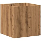 vidaXL Cvetlično korito artisan hrast 40x40x40 cm inženirski les | Shoptok.si